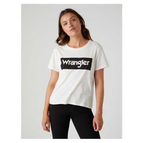 White Women's T-Shirt Wrangler Box - Women