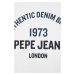 Detská bavlnená mikina Pepe Jeans biela farba, s potlačou