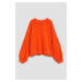 WOMEN'S SWEATSHIRT L-BL-4010 ORANGE