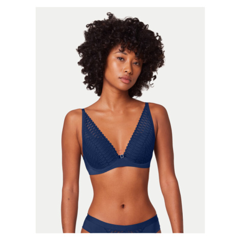 Triumph Podprsenka Bralette Aura Spotlight 10216460 Modrá