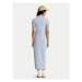 Polo Ralph Lauren Každodenné šaty 211935605002 Modrá Slim Fit