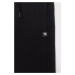 Detské tepláky Abercrombie & Fitch čierna farba, jednofarebné