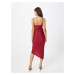 Skirt & Stiletto Kokteilové šaty 'AMELIA'  vínovo červená