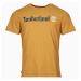 Timberland  Linear Logo Short Sleeve Tee  Tričká s krátkym rukávom Hnedá