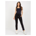 Women's black sweatpants regular fit