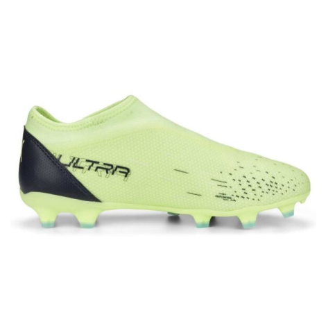 Puma ULTRA MATCH LL FG/AG JR Detské kopačky, svetlo zelená, veľkosť 28