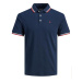 Jack&Jones Polokošeľa Paulos 12136668 Tmavomodrá Slim Fit