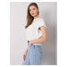 Tričko s náhrdelníkom 157-TS-4170.83 RUE PARIS Farba: Biela