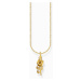 Thomas Sabo KE2269-413-39-L45V Gold-plated chain with rose pendant