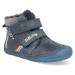 Barefoot detské zimné topánky D.D.step W073-355 modré