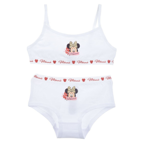 BIELY SET SPODNEJ BIELIZNE MINNIE MOUSE