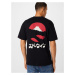 EDWIN Tričko 'Kamifuji'  červená / čierna / biela