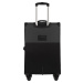 ČIERNO-SIVÁ SADA CESTOVNÝCH KUFROV S PRÍRUČNOU BATOŽINOU LN01 LN01, SET OF 3 SUITCASES (L,M,S) W