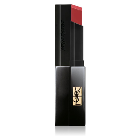 Yves Saint Laurent Rouge Pur Couture The Slim Velvet Radical tenký zmatňujúci rúž s koženým efek