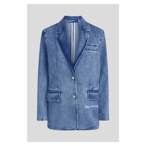 Sako Karl Lagerfeld Jeans Klj Denim Blazer Mid Blue Stone