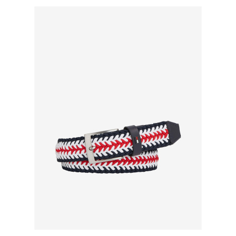 Black-red Mens Striped Strap Tommy Hilfiger Adan 3.5 Elasti - Men