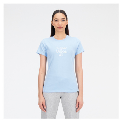 Dámske tričko New Balance WT33507BLZ – modré