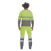 Cerva Leon Pánska HI-VIS polokošeľa 03220005 žltá/sivá