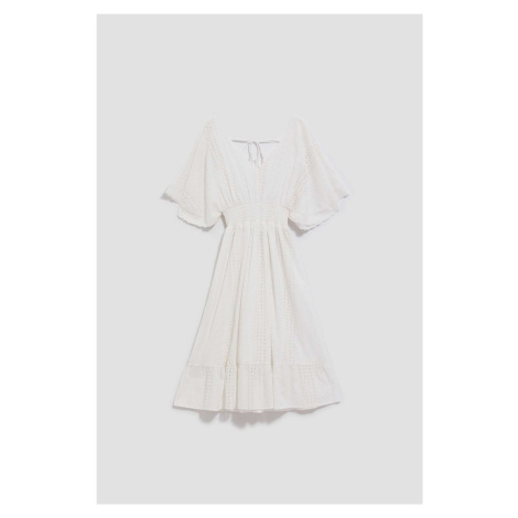 LADY'S DRESS L-SU-4053 WHITE Moodo