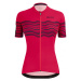 SANTINI Cyklistický dres s krátkym rukávom - TONO PROFILO LADY - čierna/ružová