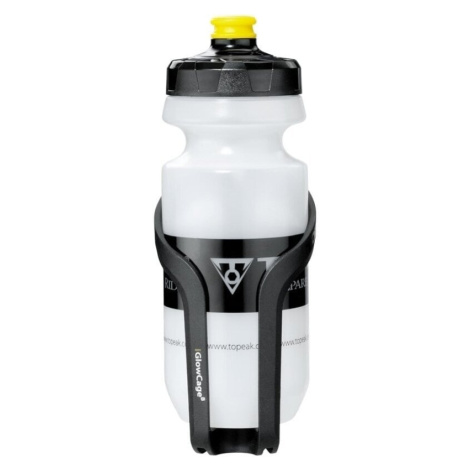 Topeak iGlow Cage B w/ Bottle White 600 ml Cyklistická fľaša
