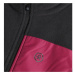 Dievčenská flisová mikina so zipsom COLOR KIDS Fleece Jacket - Colorblock, fuchsia purple