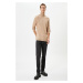 Koton Men's Camel Hair Sweater