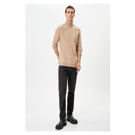 Koton Men's Camel Hair Sweater