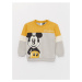 LC Waikiki Crew Neck Long Sleeve Mickey Mouse Printed Baby Boy Sweatshirt