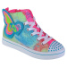 Farebné dievčenské tenisky Skechers Twi-Lites 2.0-Butterfly Love 314450L-MLT