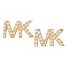 Michael Kors Strieborné náušnice s logom MKC1256AN710