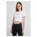 Women's Tribal Tribal Cropped Tee White