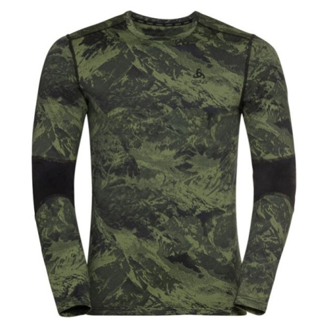 Odlo BL TOP WHISTLER ECO Pánske funkčné tričko, tmavo zelená, veľkosť