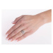 Strieborný prsteň Banea s Brilliance Zirconia