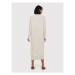 ONLY Úpletové šaty New Tessa 15236372 Béžová Regular Fit