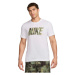 Pánske tričko s krátkym rukávom NIKE M NK DF TEE CAMO-100 WHITE