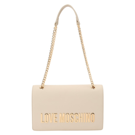 Love Moschino Kabelka na rameno 'BOLD LOVE'  krémová / zlatá