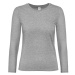 B&amp;C Dámske tričko s dlhým rukávom TW08T Sport Grey (Heather)