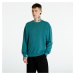 Mikina Urban Classics Pigment Dyed Crew Neck Teal