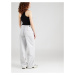 Calvin Klein Jeans Nohavice  svetlosivá / čierna / biela