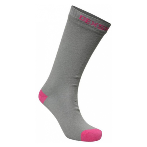 Ponožky DexShell Ultra Thin Crew Socks Grey/Pink