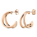 Calvin Klein Luxusné bronzové náušnice Outline KJ6VPE140100
