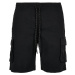 Drawstring Cargo Shorts Black