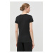 Bavlnené tričko Liu Jo čierna farba