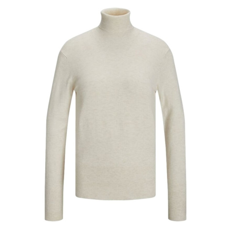 Jjxx  Malha Ava L/S Roll Neck - Snow White  Svetre Biela