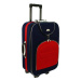 Modro-červený látkový cestovný kufor &quot;Movement&quot; - veľ. M, L, XL