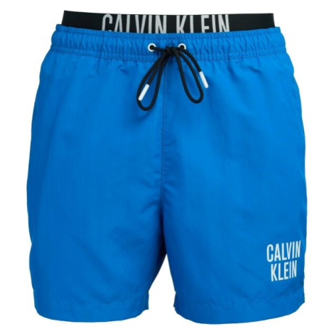 Calvin Klein INTENSE POWER-MEDIUM DOUBLE WB Pánske kúpacie šortky, modrá, veľkosť