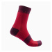 CASTELLI Cyklistické ponožky klasické - VELOCISSIMA 12 LADY - bordová/červená