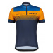 SCOTT Cyklistický dres s krátkym rukávom - RC TEAM 20 SS - modrá/oranžová
