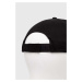 Detská čiapka Michael Kors čierna farba, s nášivkou